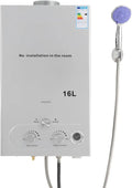 Scaldabagno a gas portatile 16L, 24KW, avviamento a bassa pressione, ideale per campeggio