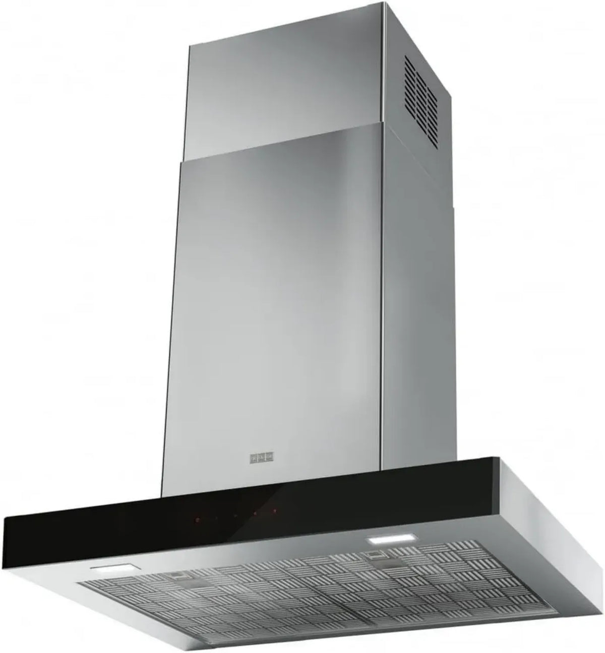 Franke Mythos Cappa a Parete Nero Inox A+ 600 m³/h