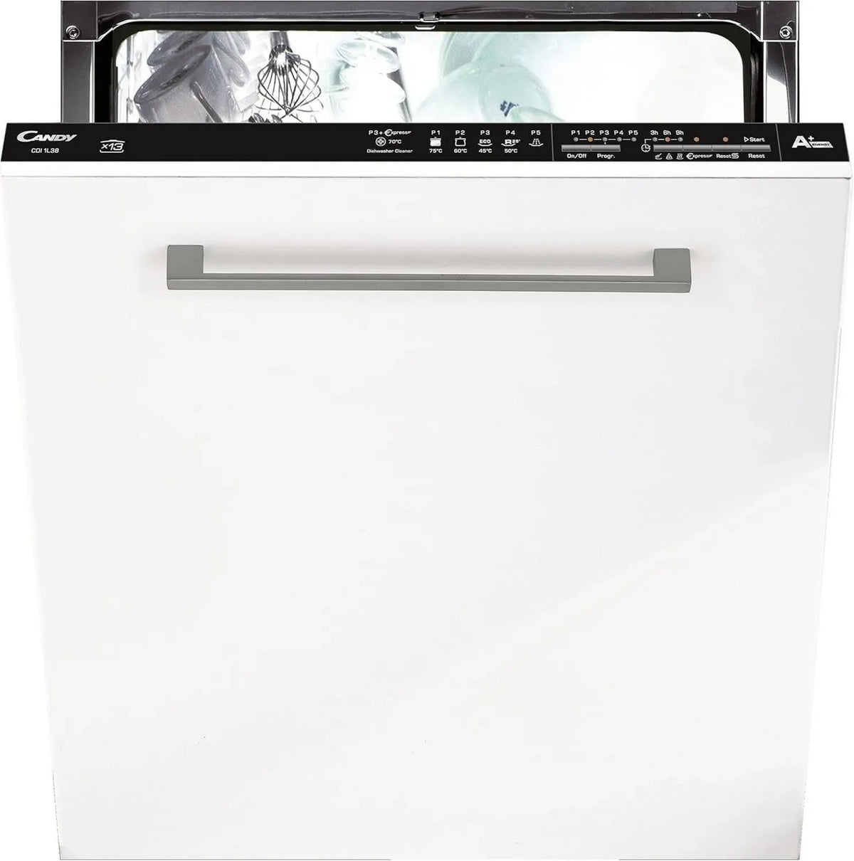 Lavastoviglie Incasso Candy 13 Coperti Classe F, 59.8x55x82 cm, Bianco