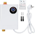 Scaldabagno istantaneo 3800 W, 220 V, con display LCD e controllo elettronico, ideale per doccia e bagno