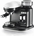 Macchina per caffè espresso Ariete Moderna con macinacaffè integrato e cappuccinatore, 1080W, 800cc, Bianco