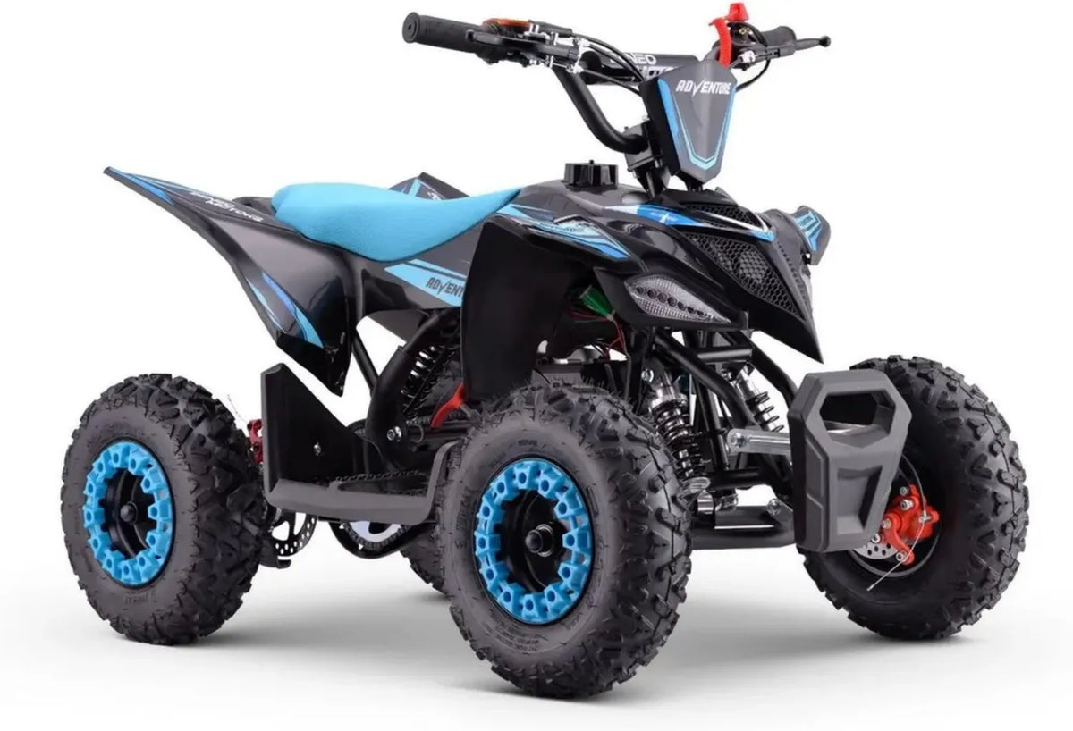 Minimoto a Benzina 49CC per Bambini, Modello RATTE-R6-BN, Colore Blu, Età 4-10 Anni