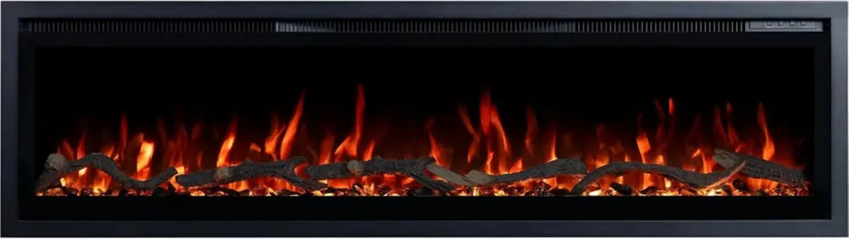 Camino Elettrico da Incasso e Parete con Riscaldamento 900/1800 W