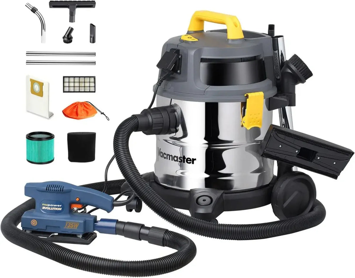 Aspirapolvere Industriale Vacmaster 1600W 20L con Filtrazione HEPA 13