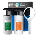 Sistema di Filtrazione Acqua iSpring a 2 Stadi per Casa, Filtro CTO 10x4.5 Pollici